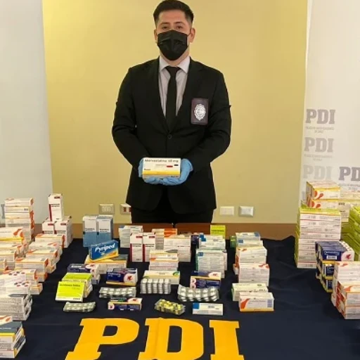 PDI detuvo en Angol a tres personas por comercialización ilegal de medicamentos